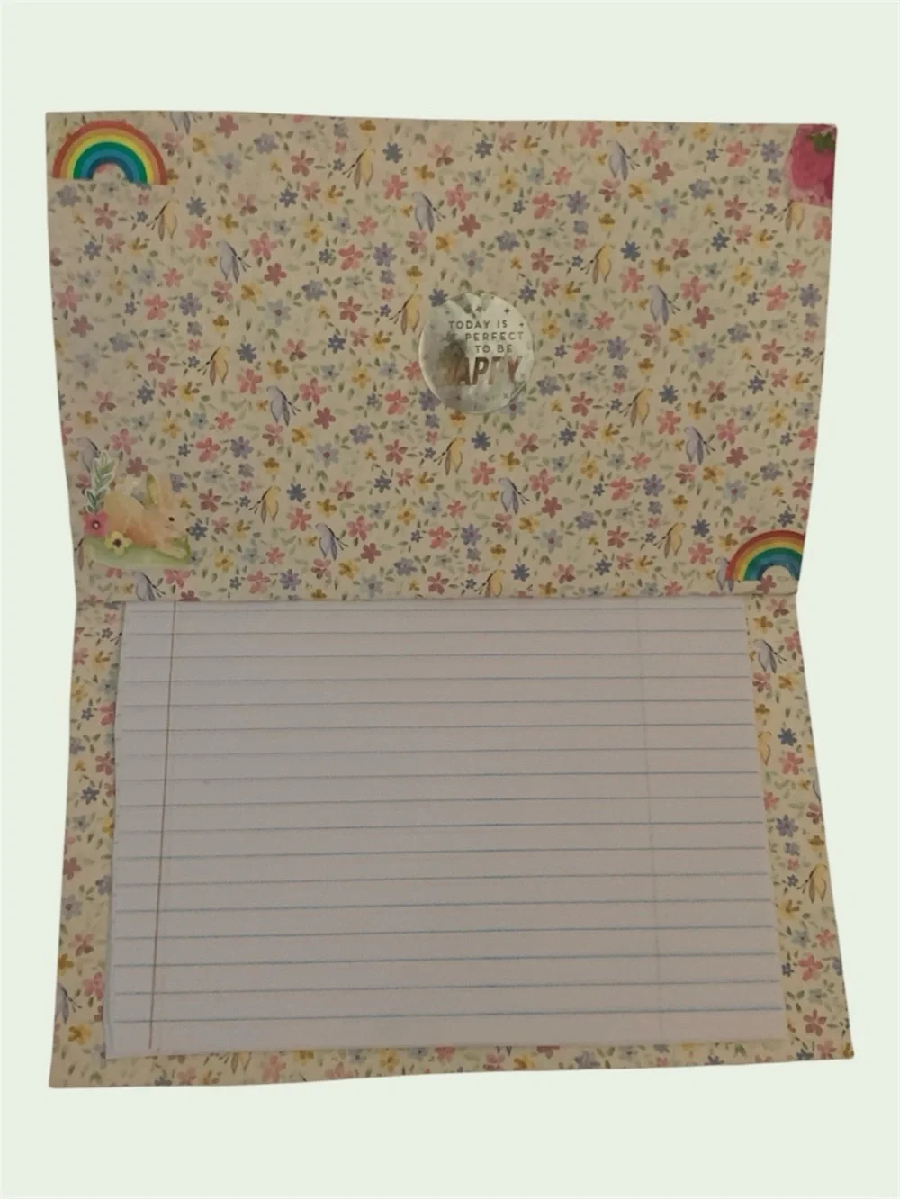 Set of 2 Handmade Vintage Baby Pocket Notebooks Lined Journal Stationery Gift
